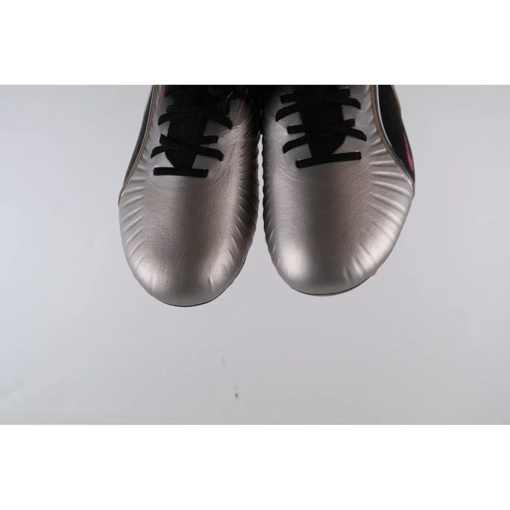 Puma Soccer Cleats King Ultimate Silver Black Pink Size 6 K-Better NEW